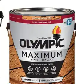 RONA OLYMPIC 3.78-L Maximum and Summit stain offer
