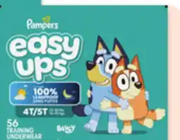 Walmart Pampers Easy Ups superpack training pants offer