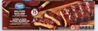 Walmart Great Value fully cooked pork back ribs offer