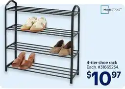 Walmart 4-tier shoe rack offer