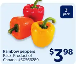 Walmart Rainbow peppers offer