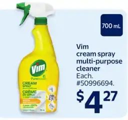 Walmart Vim cream spray multi-purpose cleaner offer