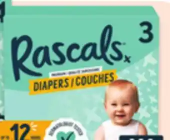 Walmart Rascals ultra value pack diapers offer