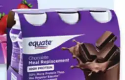 Walmart Equate high protein meal replacement shakes offer