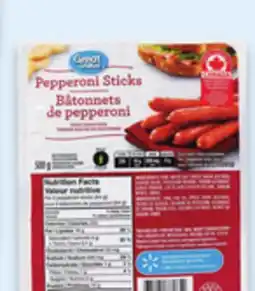 Walmart Great Value European Pepperoni Sticks offer
