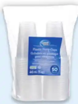 Walmart Great Value red, clear, colour or personalized party cups offer