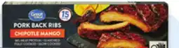 Walmart Great Value fully cooked pork back ribs offer