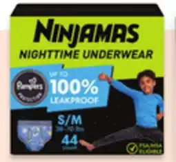 Walmart Pampers Ninjamas superpack nighttime underwear offer