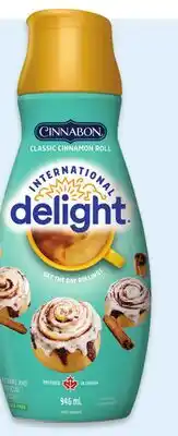 Walmart International Delight Cinnabon or limited edition birthday cake coffee creamer offer