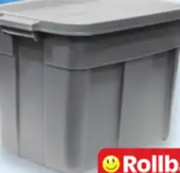 Walmart Rubbermaid 68L roughneck storage tote offer