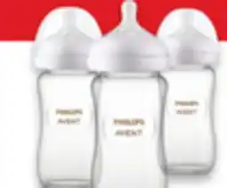 Walmart Philips Avent Natural Response glass baby bottles offer