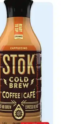 Walmart STöK cold brew cappuccino offer