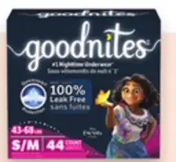 Walmart Goodnites superpack nighttime underwear offer