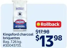 Walmart Kingsford charcoal briquettes offer