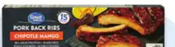 Walmart Great Value fully cooked pork back ribs offer