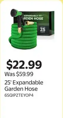 Walmart 25' Expandable Garden Hose offer
