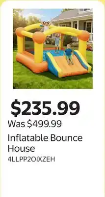 Walmart Inflatable Bounce House offer