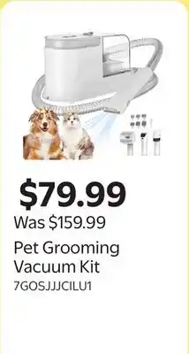 Walmart Pet Grooming Vacuum Kit offer