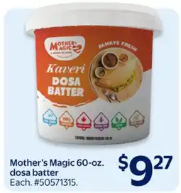 Walmart Mother's Magic 60-oz. dosa batter offer