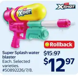 Walmart Super Splash water blaster offer