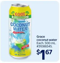 Walmart Grace coconut water offer