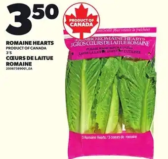 Independent Grocer ROMAINE HEARTS, 3'S offer