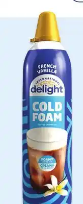 Walmart International Delight cold foam french vanilla offer