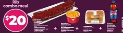 Independent Grocer Rib combo meal offer