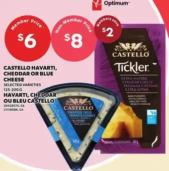 Independent Grocer CASTELLO HAVARTI, CHEDDAR OR BLUE CHEESE offer