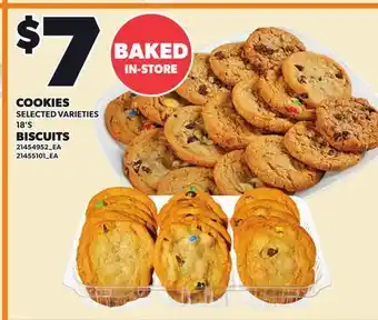Independent Grocer COOKIES, 18'S offer
