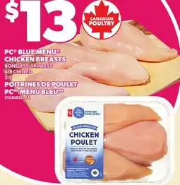 Independent Grocer PC BLUE MENU CHICKEN BREASTS, 3'S offer