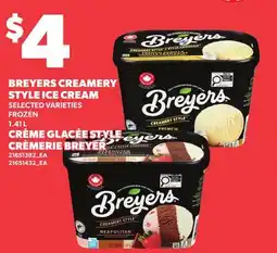 Independent Grocer BREYERS CREAMERY STYLE ICE CREAM offer