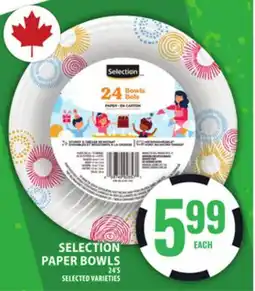 Food Basics SELECTION PAPER BOWLS offer