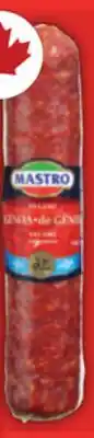 Food Basics MASTRO BABY GENOA OR SLICED TRIO OR SAN DANIELE MORTADELLA offer