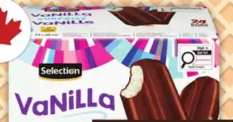 Food Basics SELECTION FOREVER FUDGE OR VANILLA SUPRISE ICE BARS offer