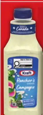 Food Basics EYE KRAFT SALAD DRESSING OR BULL'S EYE BBQ SAUCE offer