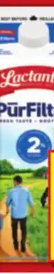 Food Basics LACTANTIA PURFILTRE MILK OR LACTOSE FREE CREAM offer