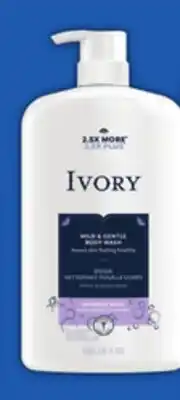 Food Basics IVORY BODY WASH offer