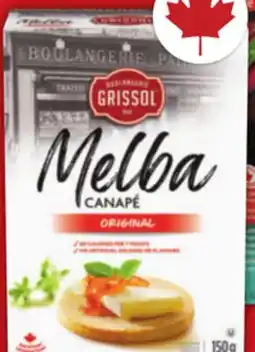Food Basics GRISSOL MELBA TOAST OR CANAPES offer