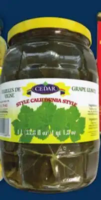 Food Basics CEDAR PICKLED CUCUMBERS, MARINADES OR GRAPE LEAVES 1 L PHOENICIA CORNED BEEF 340 G offer