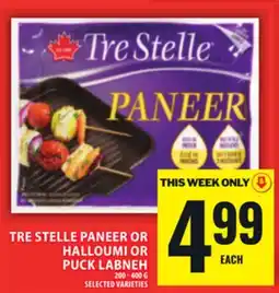 Food Basics TRE STELLE PANEER OR HALLOUMI OR PUCK LABNEH offer