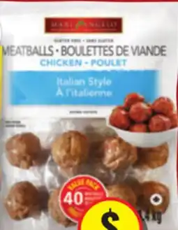 Food Basics MARC ANGELO DINNER OR BREAKFAST SAUSAGES, MEATBALLS OR SOUVLAKI VALUE BAGS offer