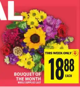Food Basics BOUQUET OF THE MONTH offer
