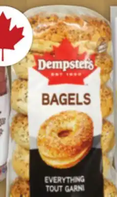 Food Basics DEMPSTER'S BAGELS 450 - 510 G 7 TORTILLAS 272 - 340 G DIMPFLMEIER BREAD 454 - 500 G offer