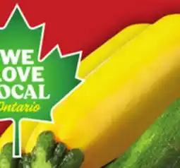 Food Basics GREEN, GRAY OR YELLOW ZUCCHINIS offer