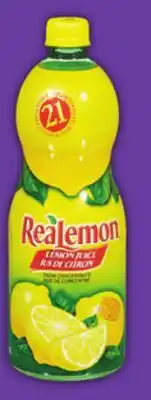 Food Basics REALEMON LEMON JUICE offer