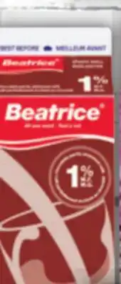 Food Basics BEATRICE CHOCOLATE MILK OR FRUITOPIA JUICE BLEND OR PEACE TEA ICED TEA offer