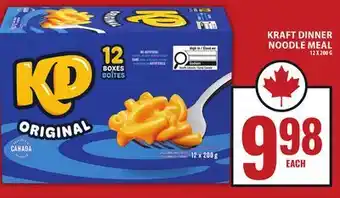 Food Basics KRAFT DINNER NOODLE MEAL offer