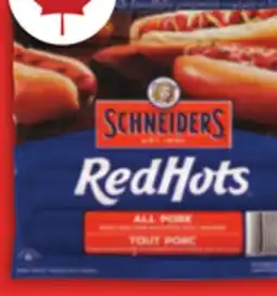 Food Basics SCHNEIDERS RED HOTS OR MAPLE LEAF TOP DOGS WIENERS 375 G SCHNEIDERS MEAT PIES offer