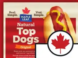 Food Basics SCHNEIDERS RED HOTS OR MAPLE LEAF TOP DOGS WIENERS OR MEAT PIES offer